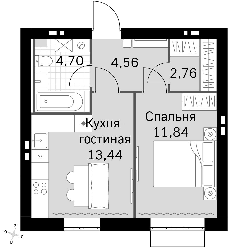 План таунхауса
