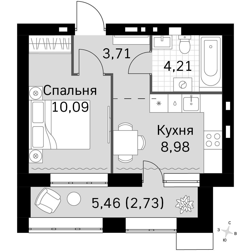 План таунхауса