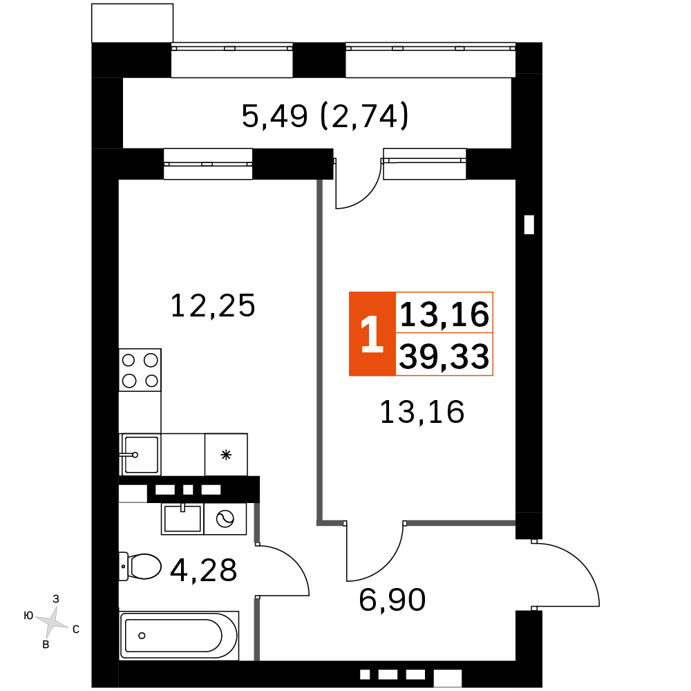 План таунхауса