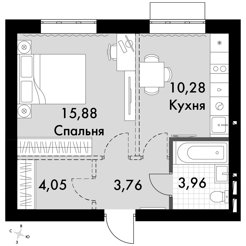План таунхауса