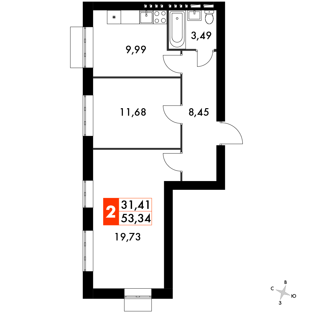 План таунхауса