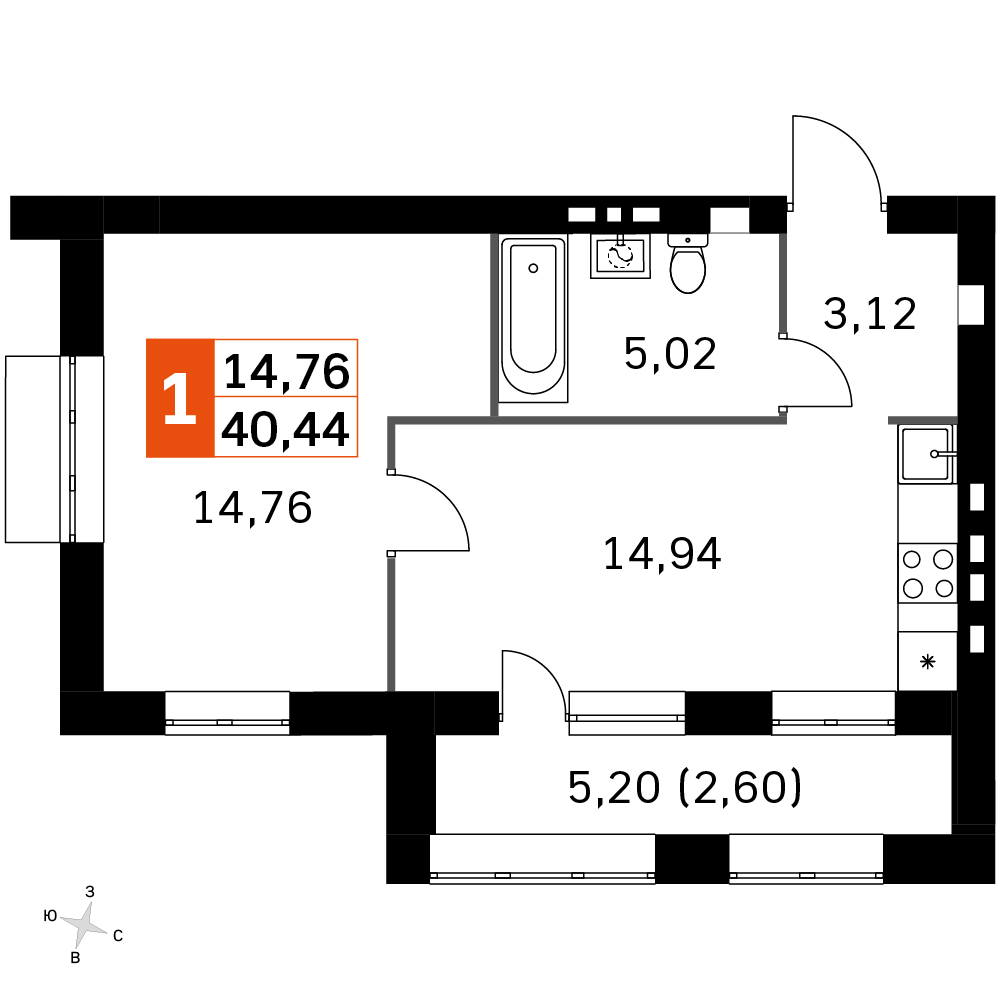 План таунхауса