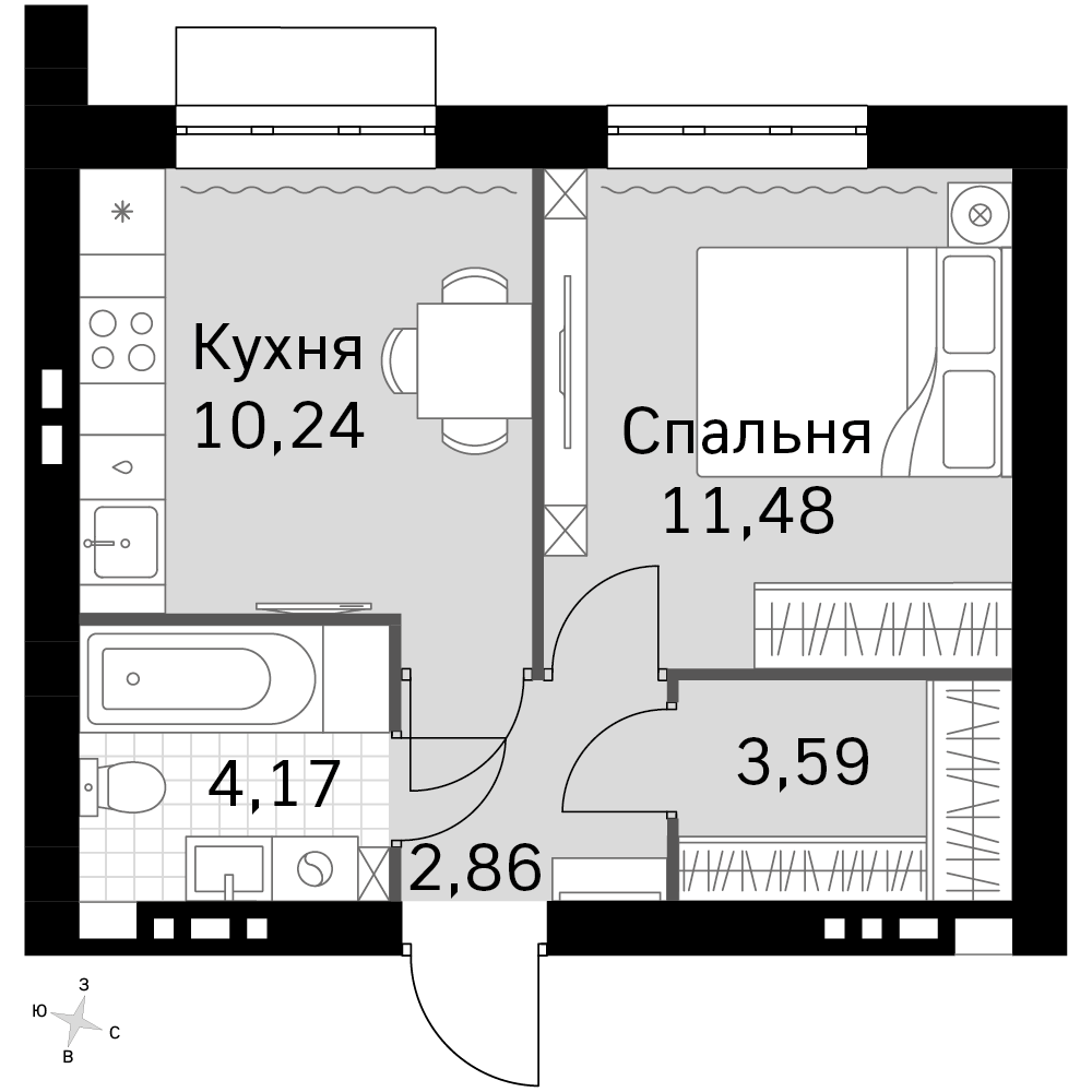 План таунхауса