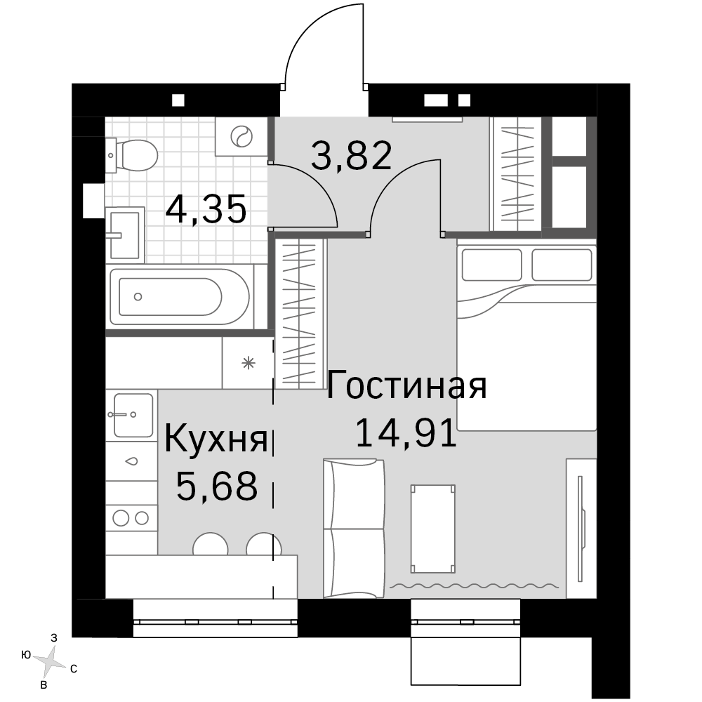 План таунхауса
