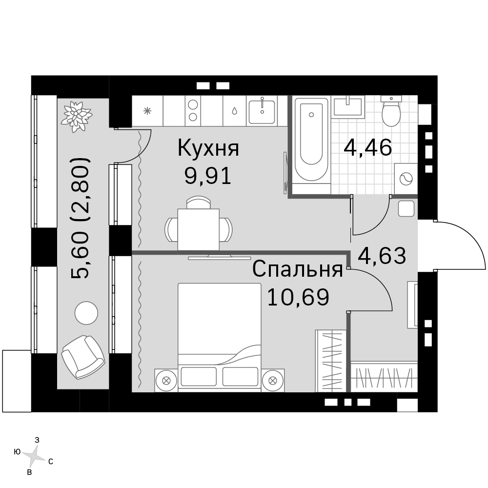 План таунхауса