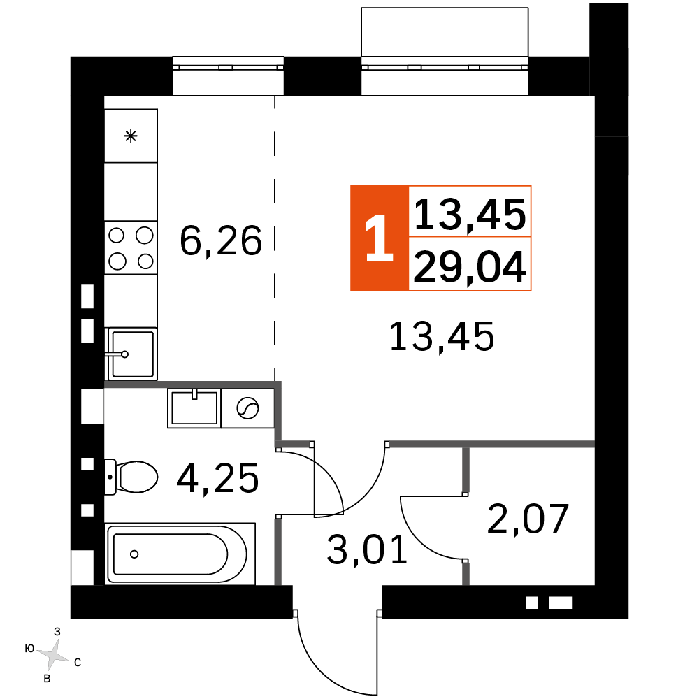 План таунхауса