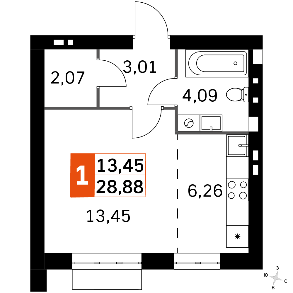 План таунхауса