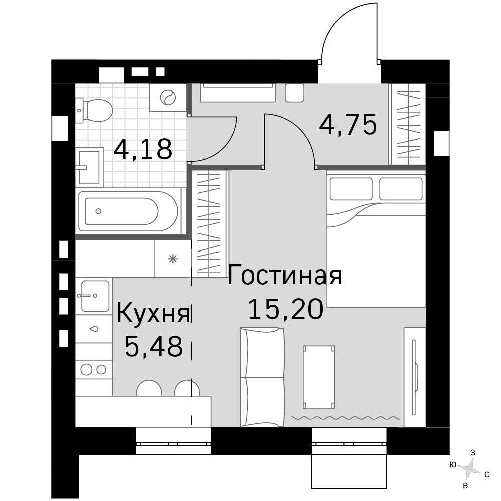 План таунхауса