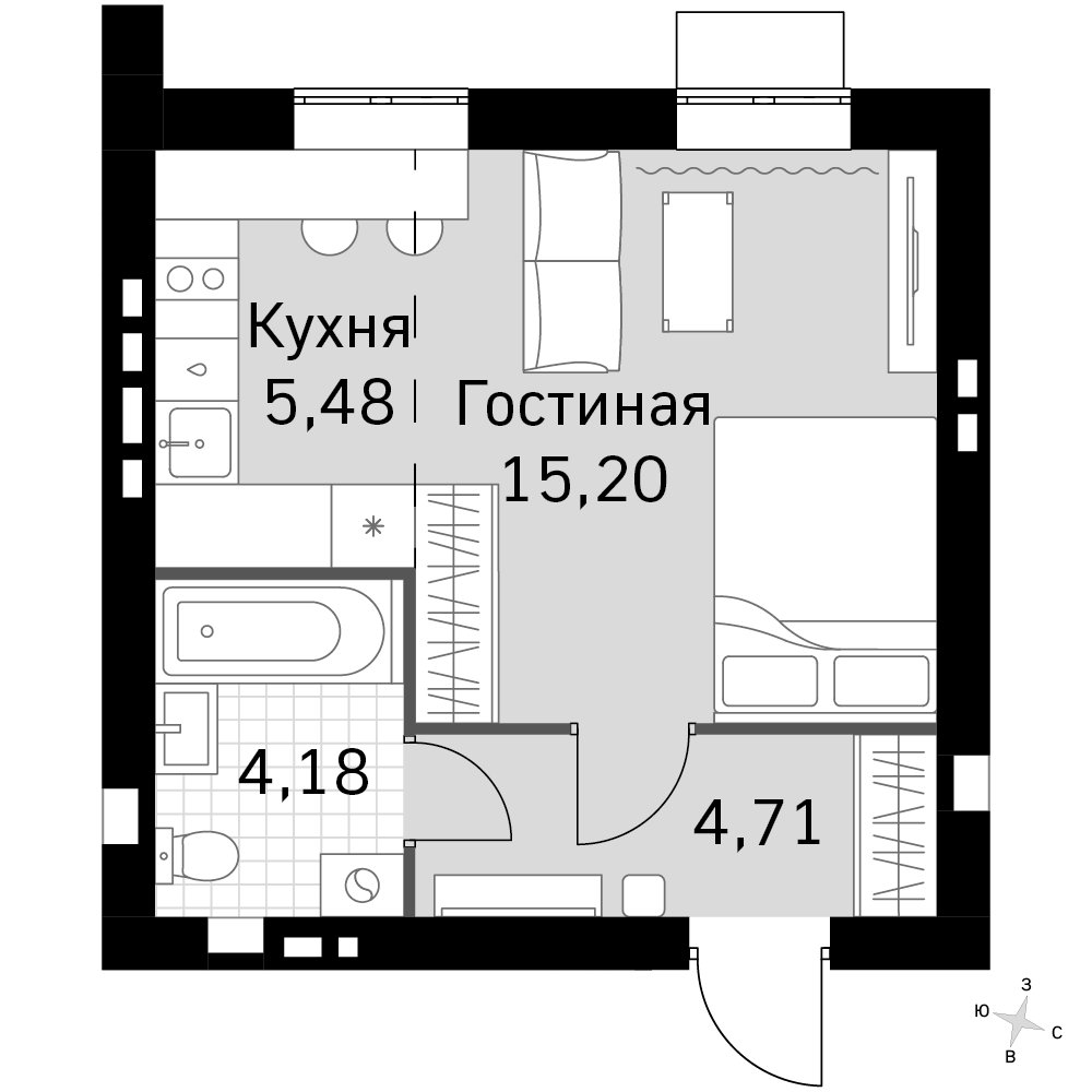 План таунхауса