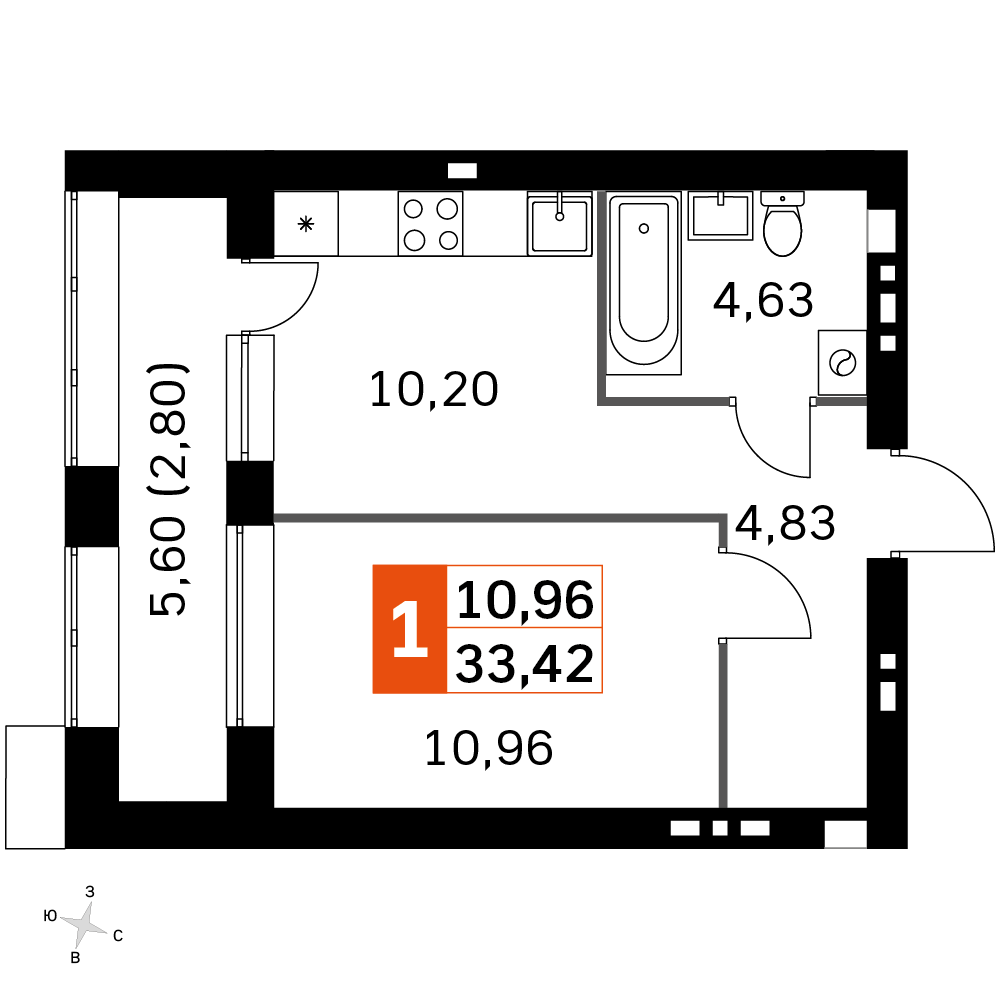 План таунхауса