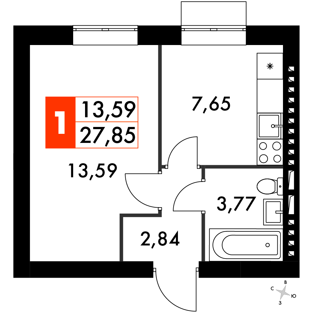 План таунхауса