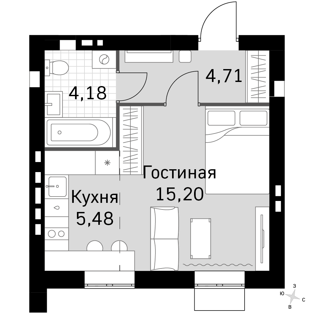 План таунхауса