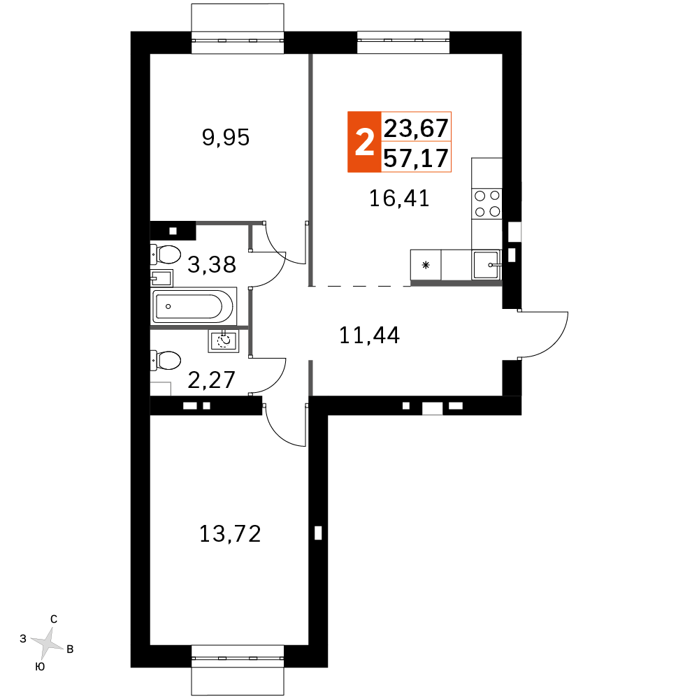 План таунхауса