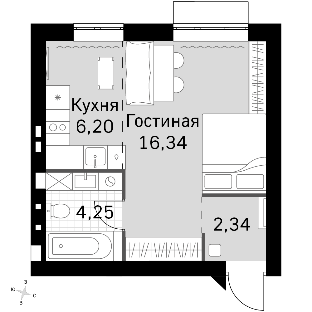 План таунхауса