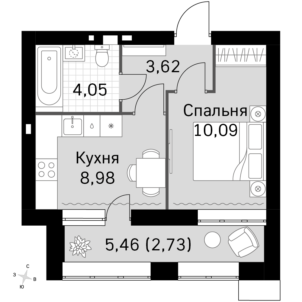 План таунхауса
