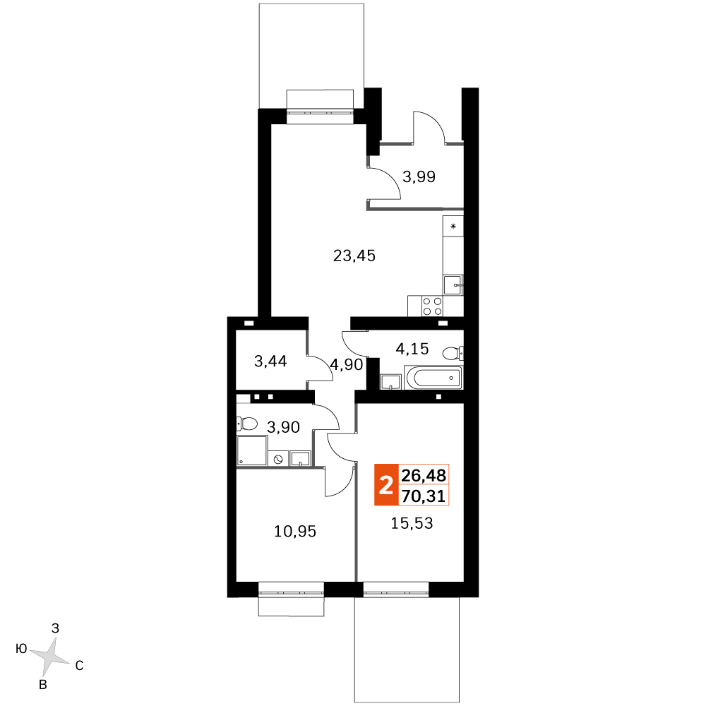 План таунхауса