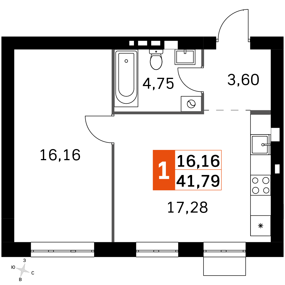 План таунхауса