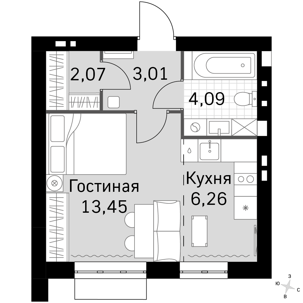 План таунхауса