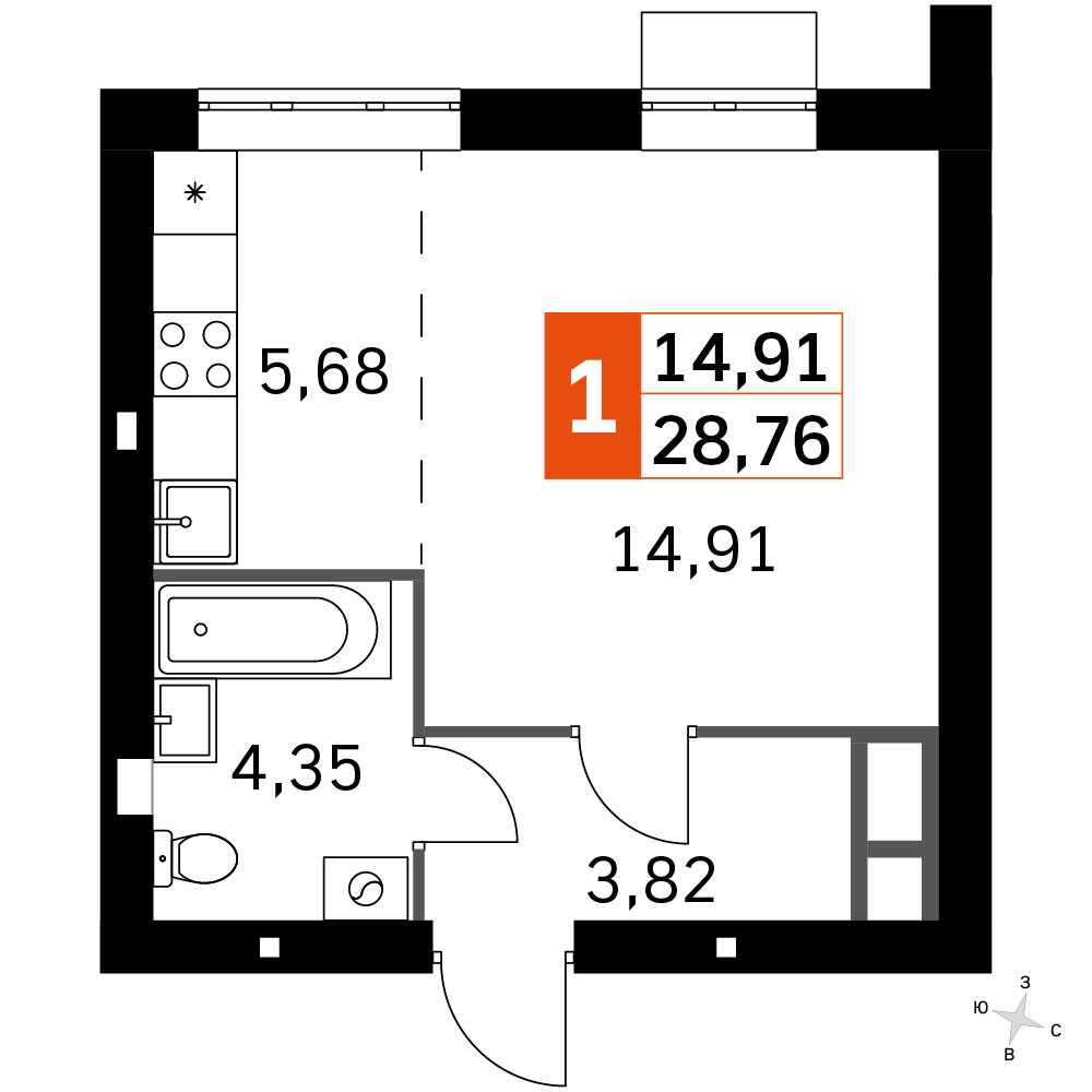 План таунхауса