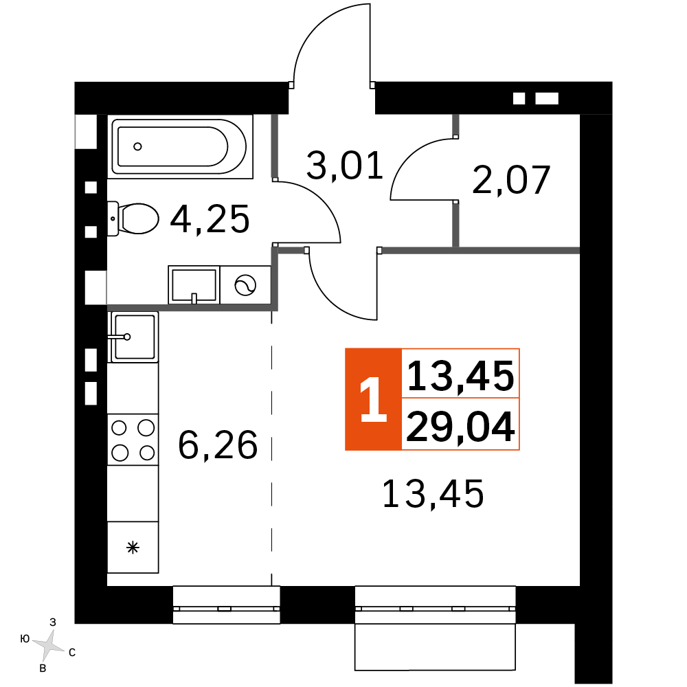 План таунхауса