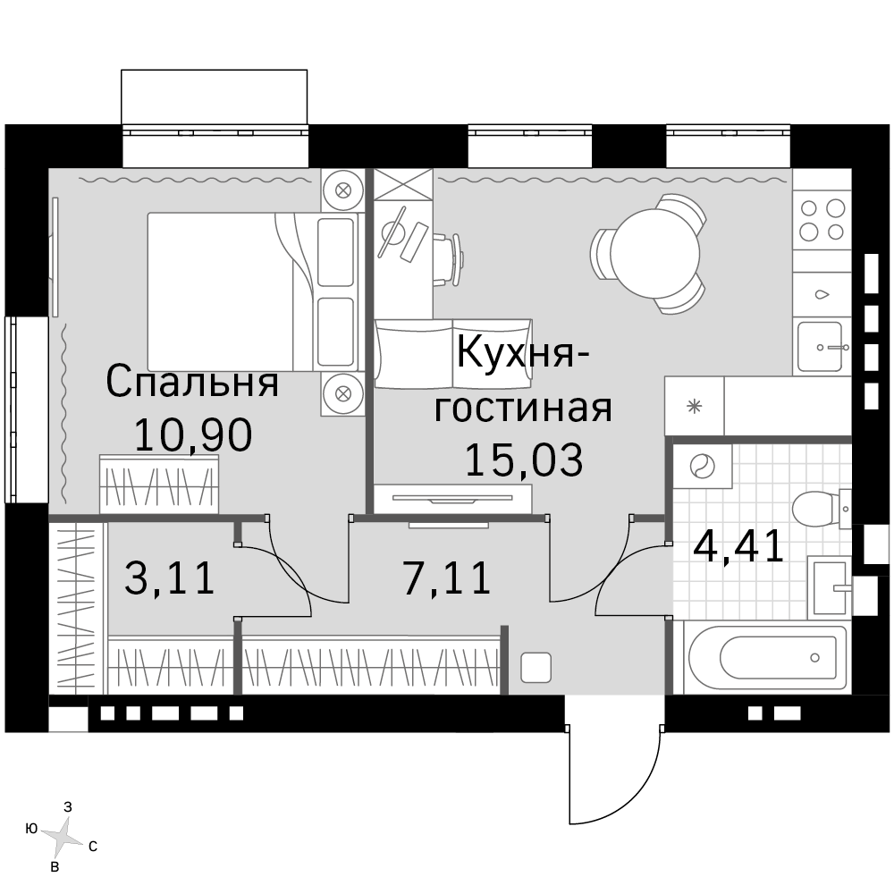 План таунхауса