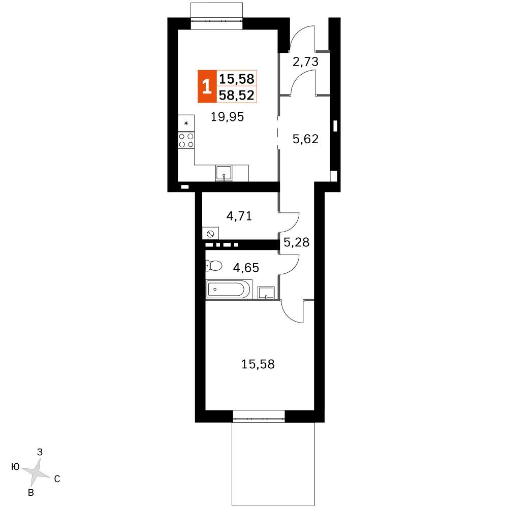 План таунхауса