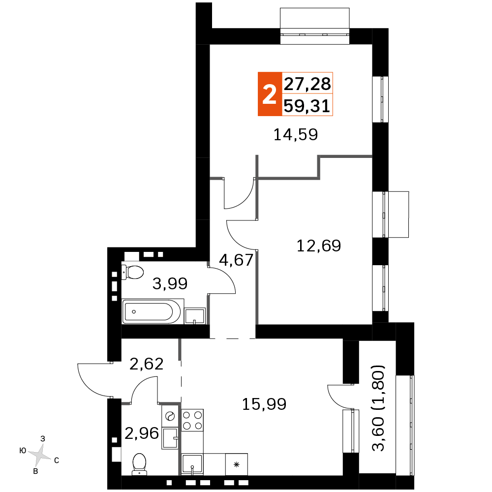 План таунхауса