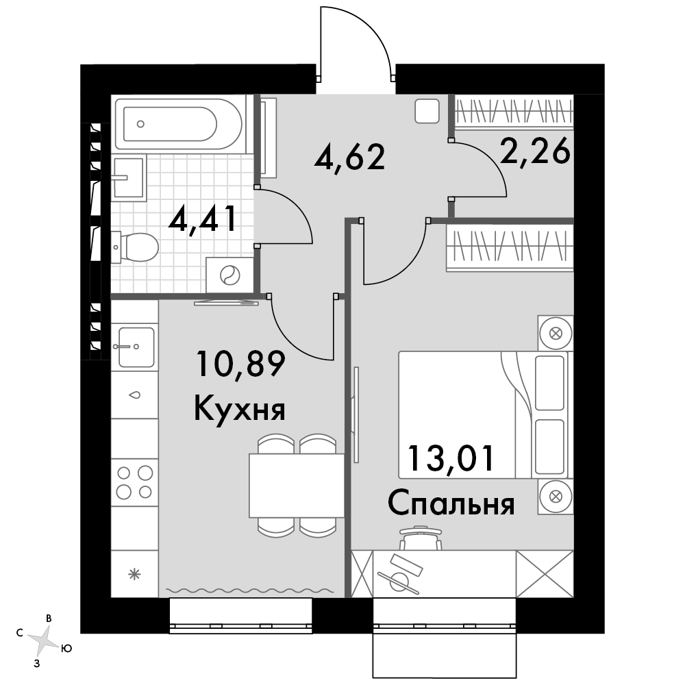 План таунхауса