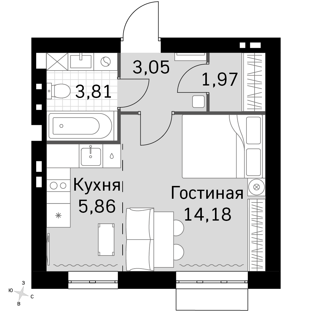 План таунхауса