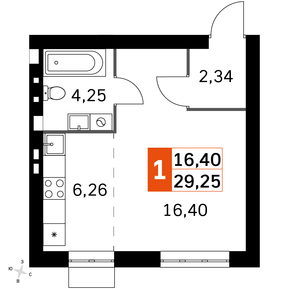 План таунхауса