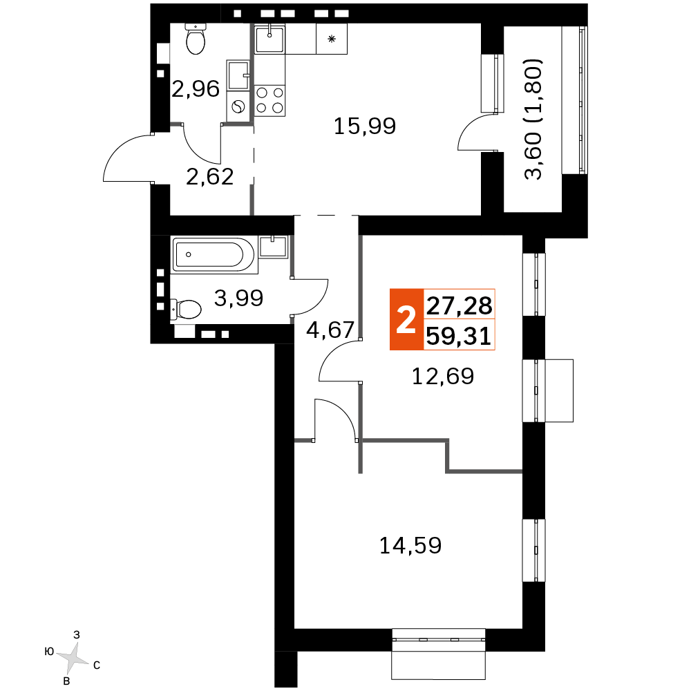 План таунхауса