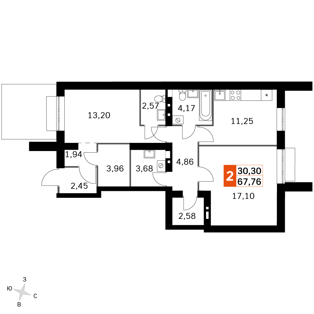 План таунхауса