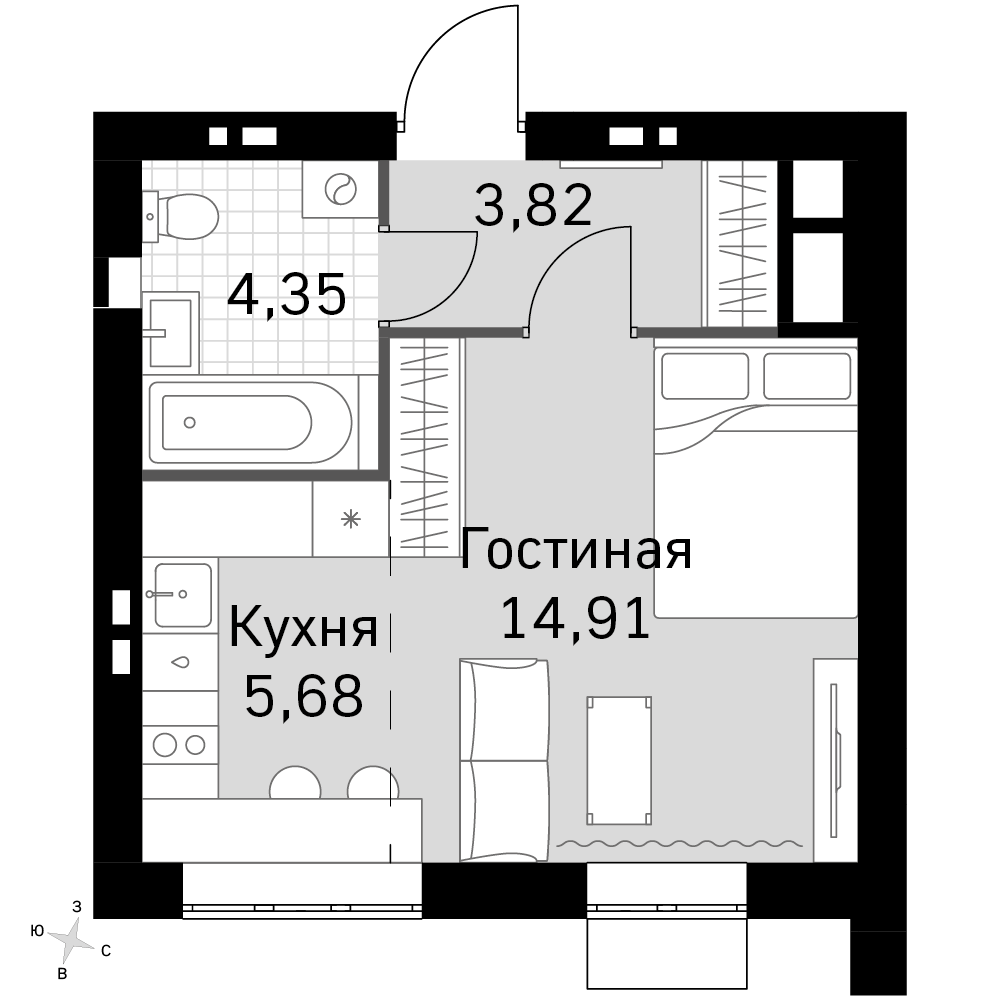 План таунхауса