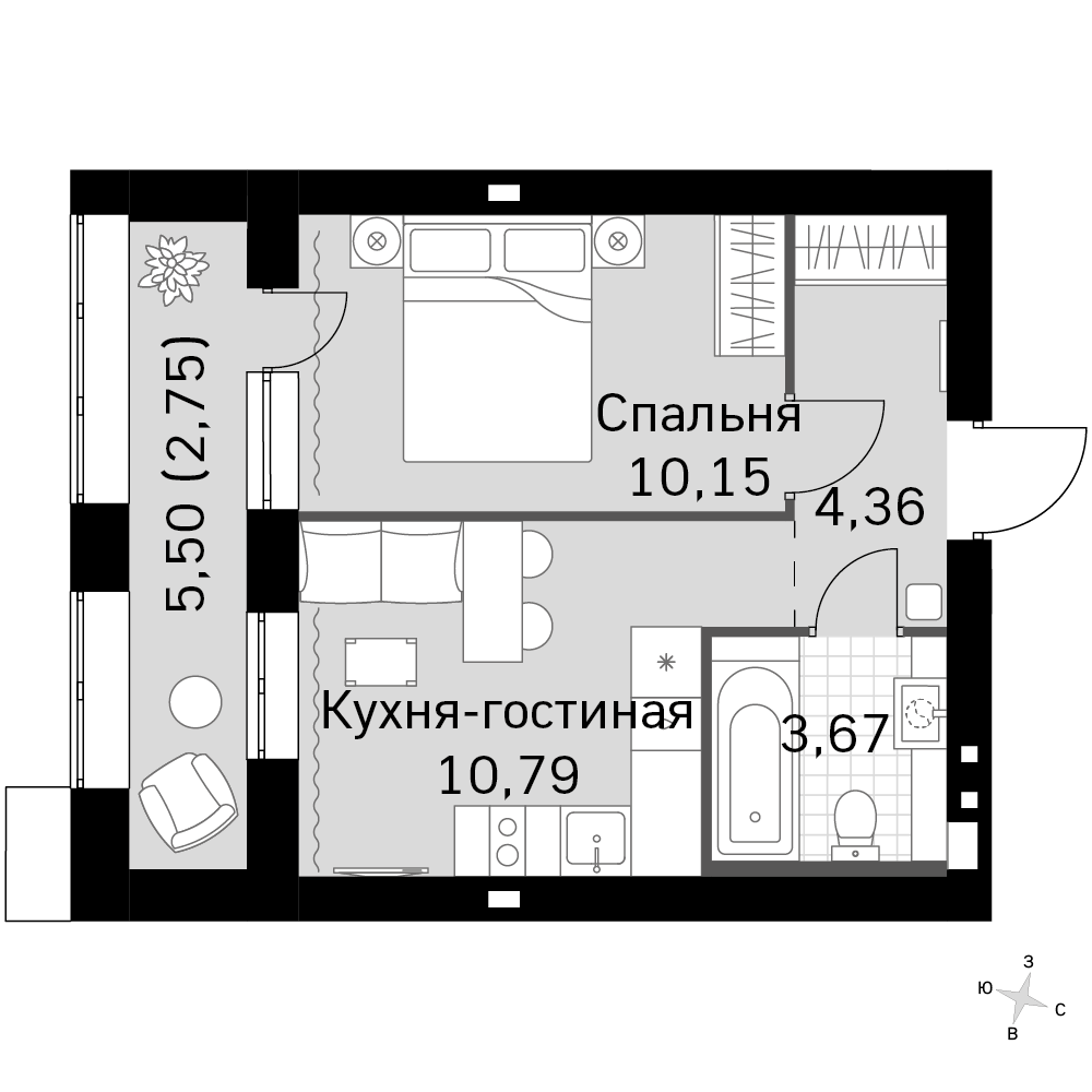 План таунхауса