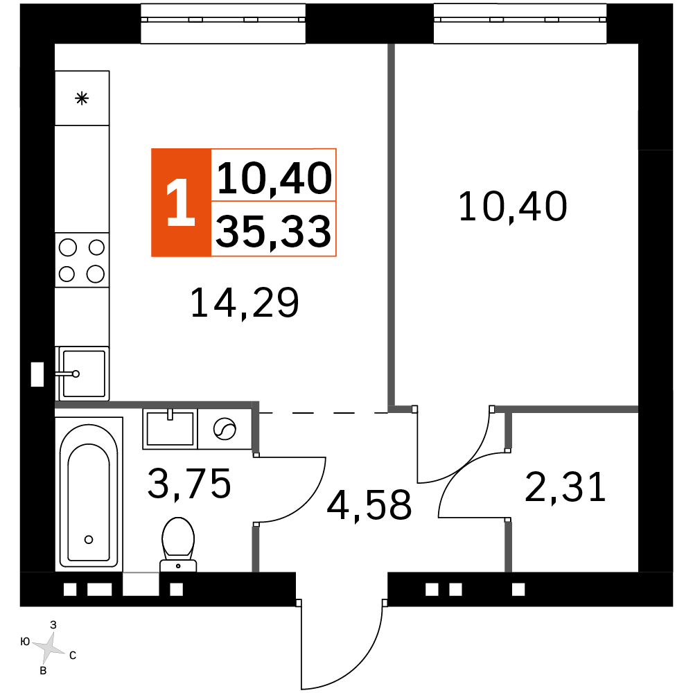 План таунхауса