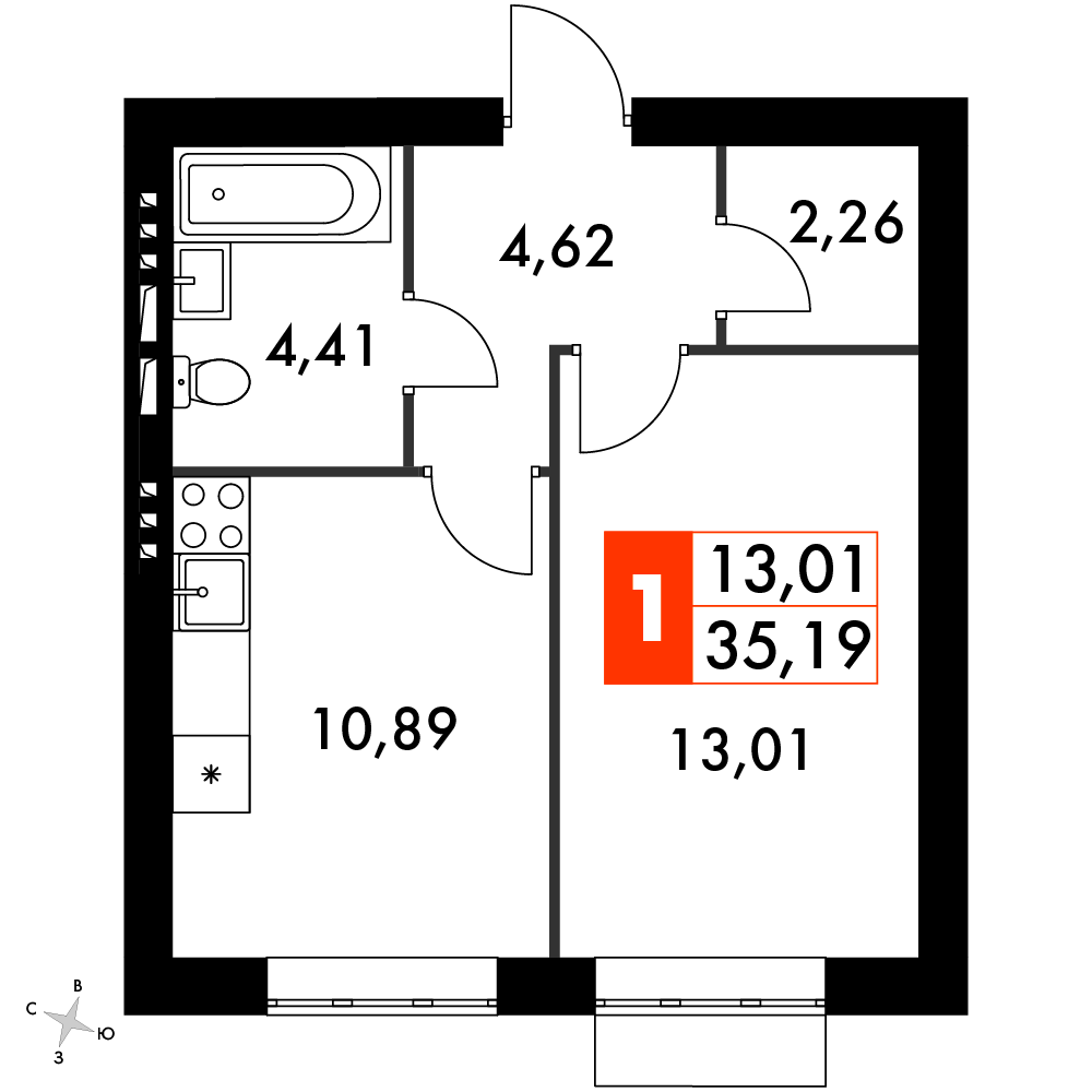 План таунхауса