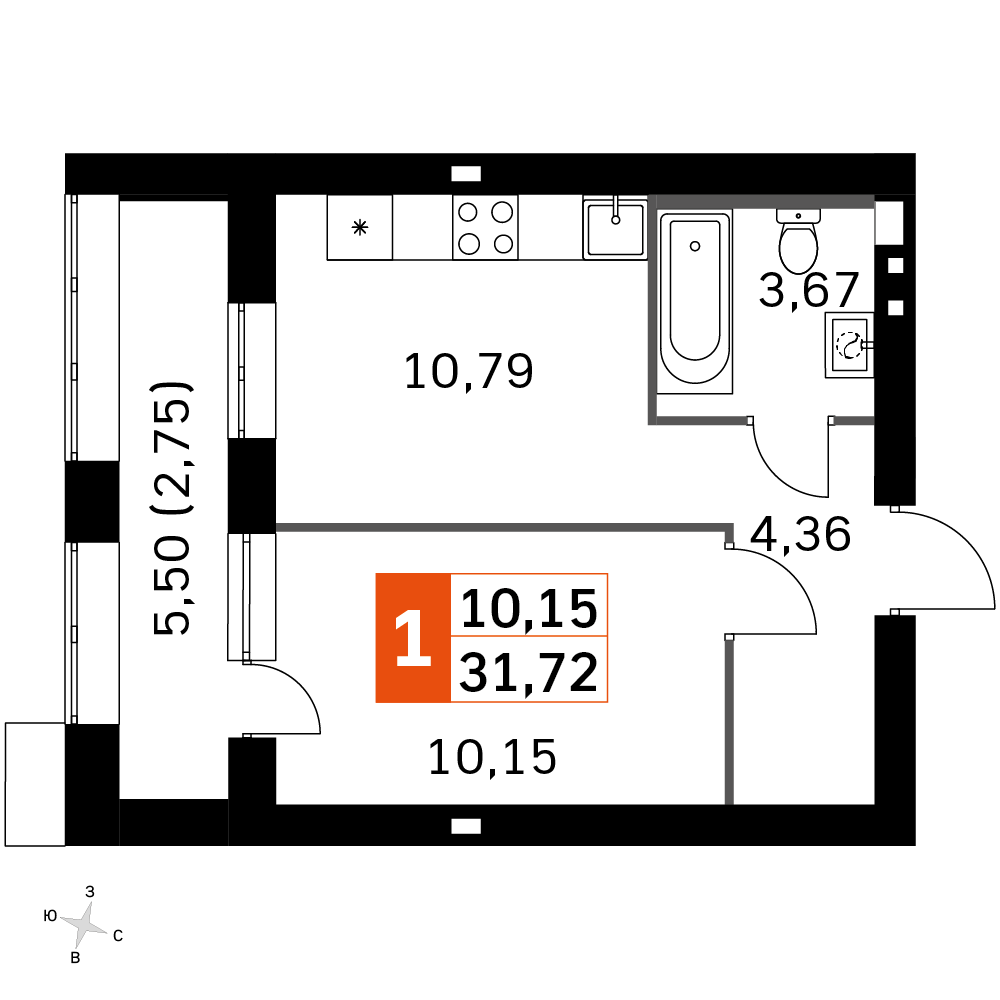 План таунхауса