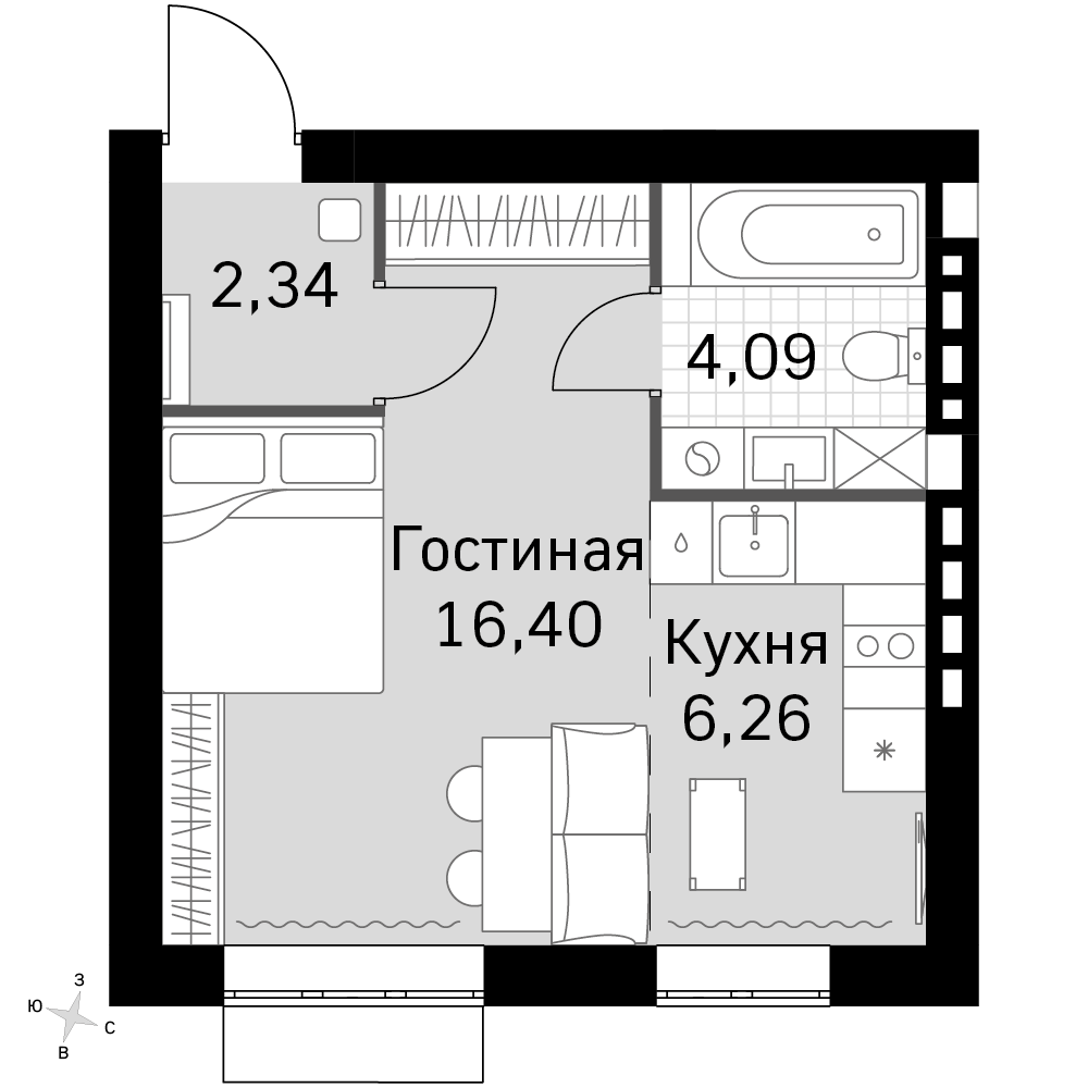 План таунхауса