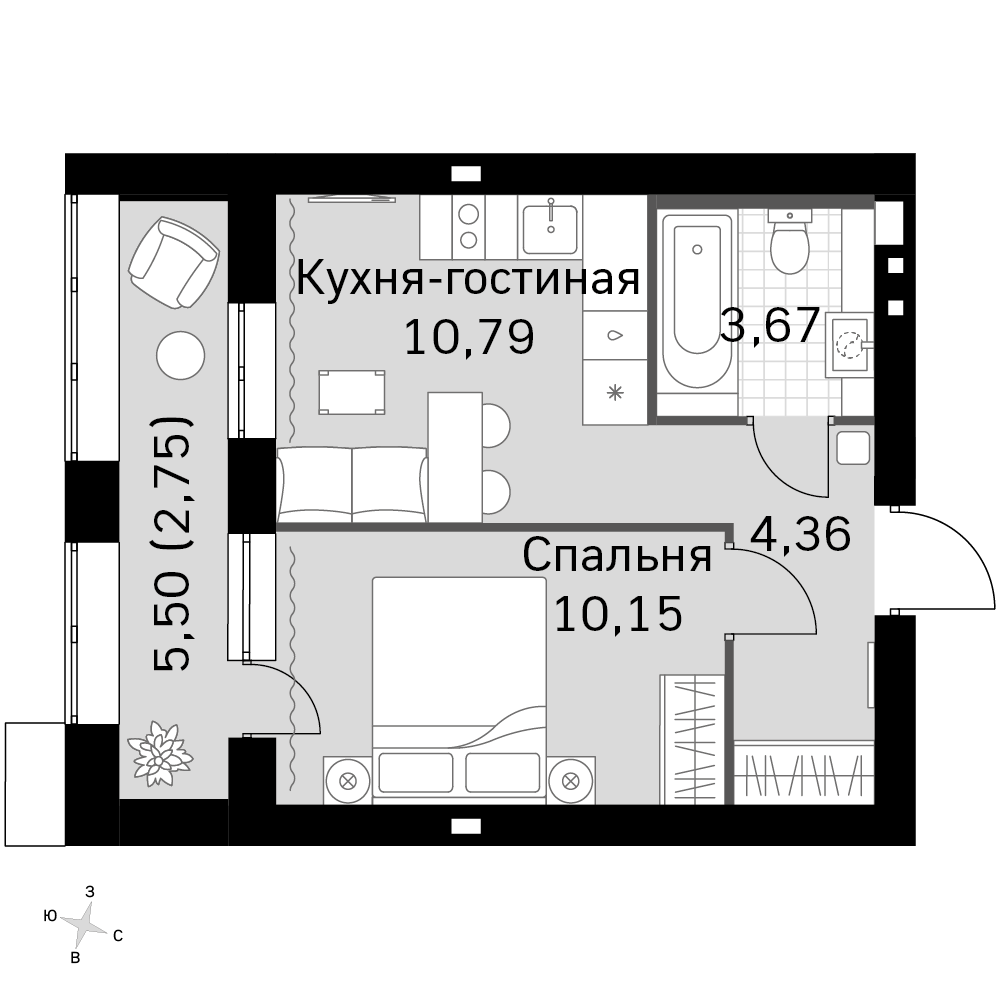 План таунхауса
