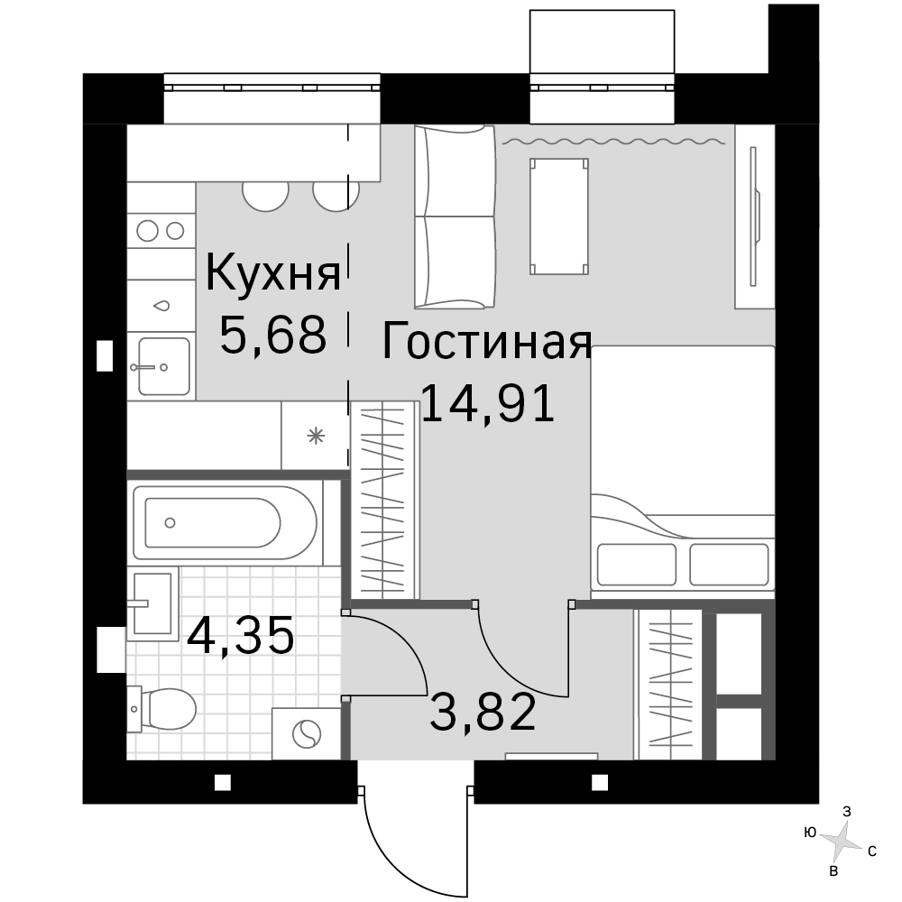 План таунхауса