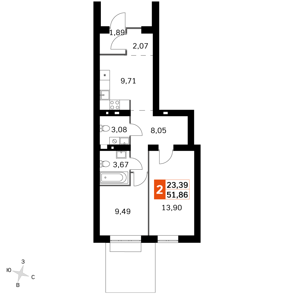 План таунхауса