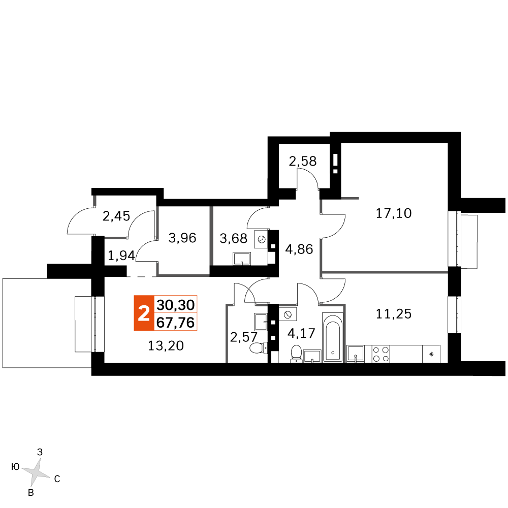 План таунхауса