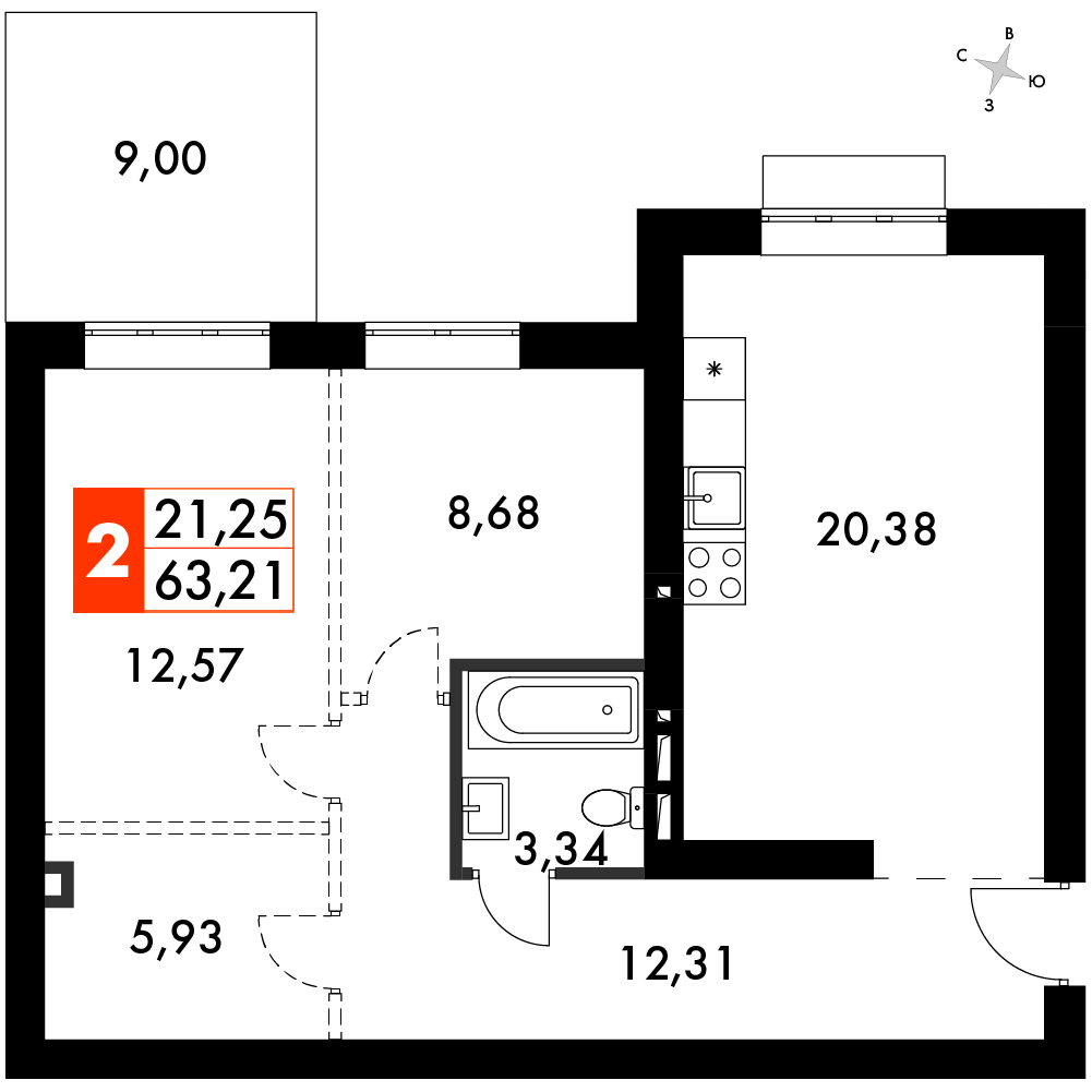 План таунхауса