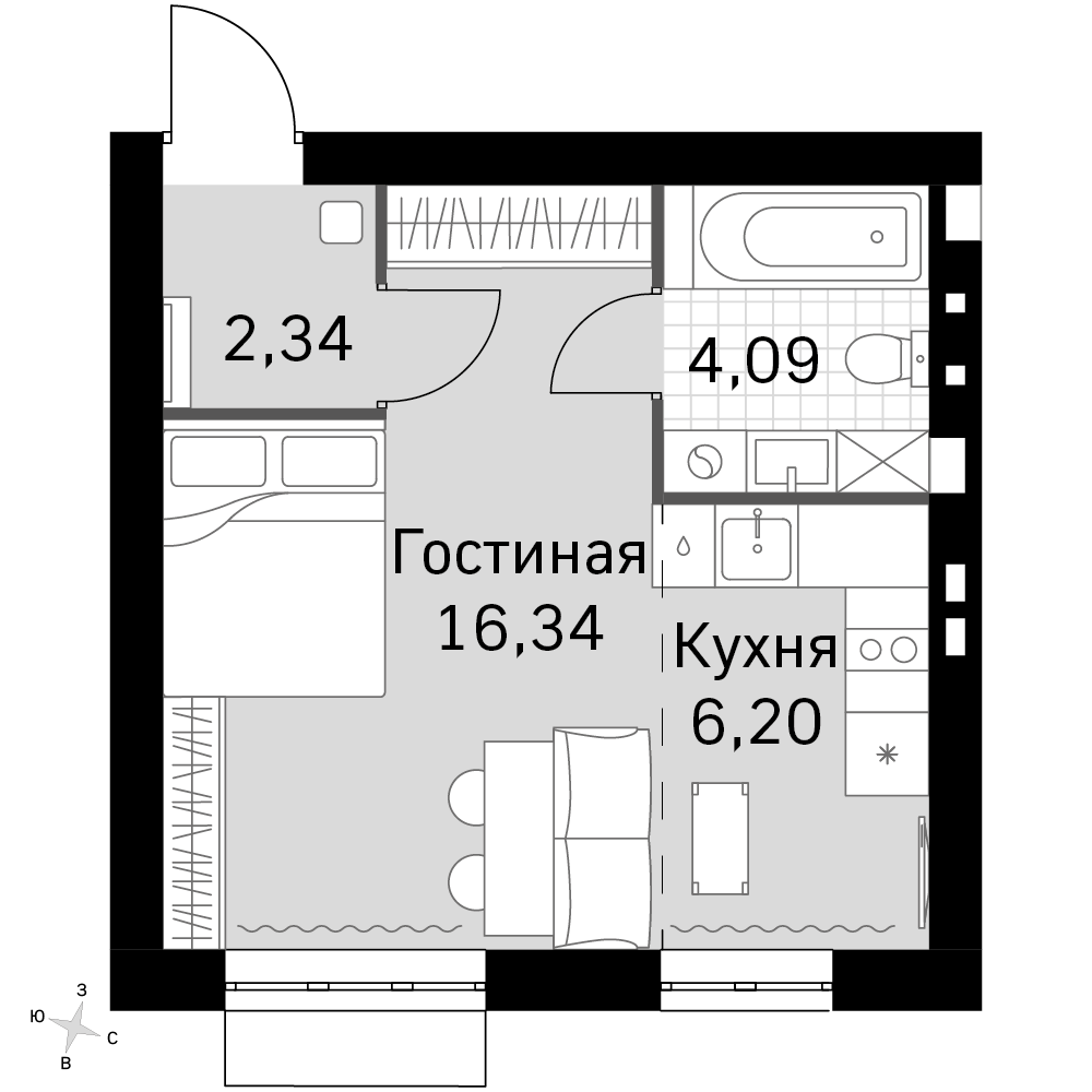 План таунхауса