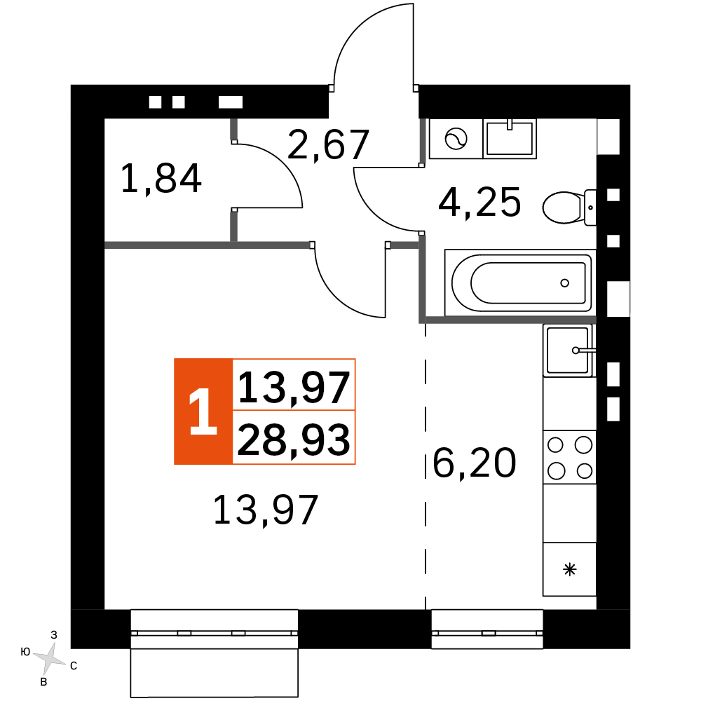 План таунхауса