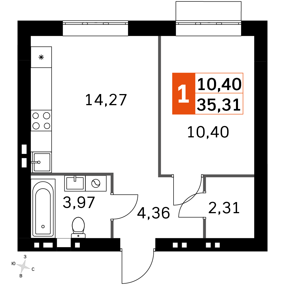 План таунхауса