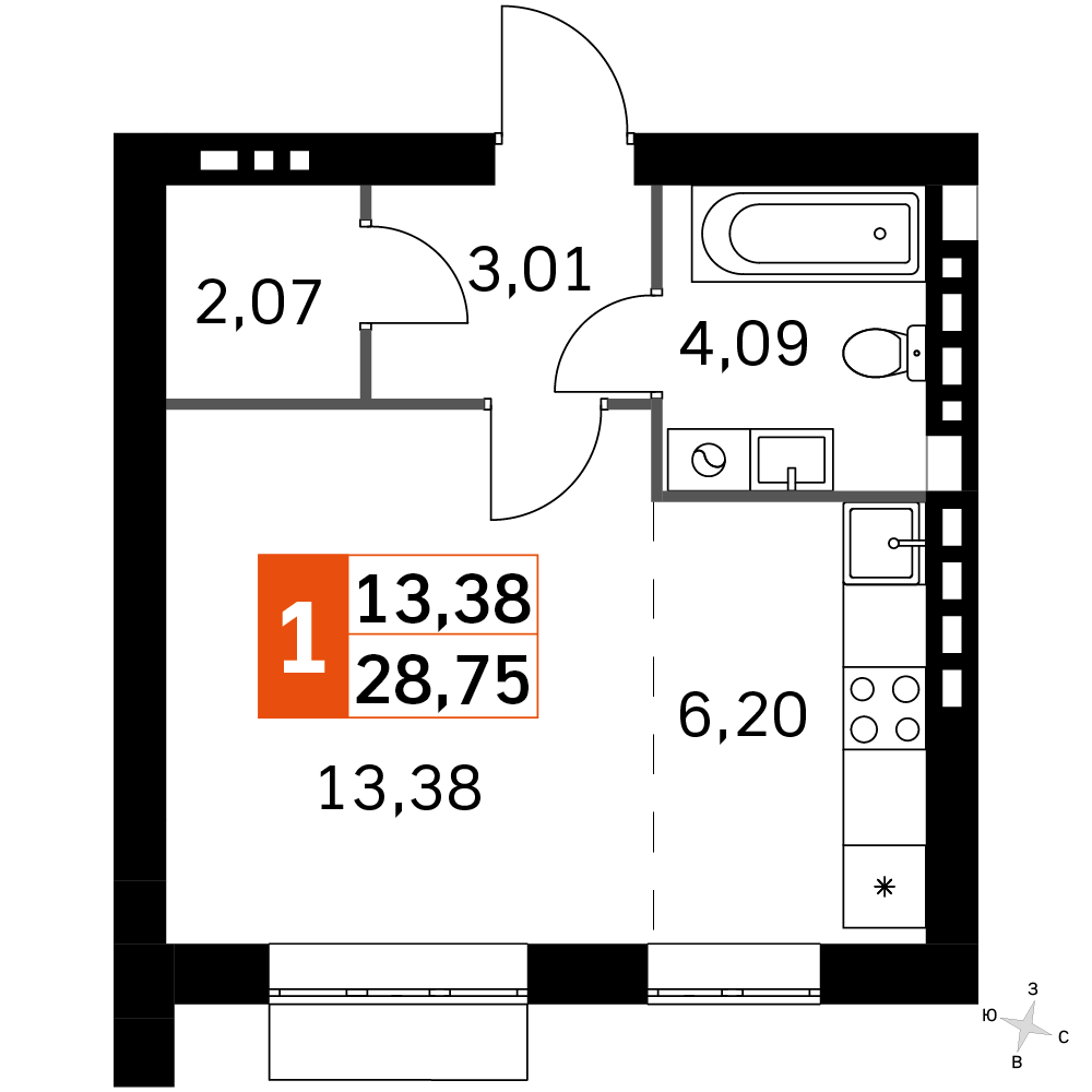 План таунхауса