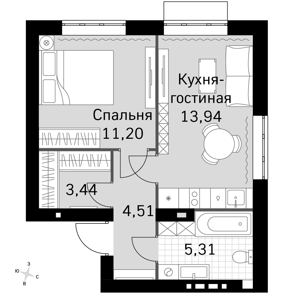 План таунхауса