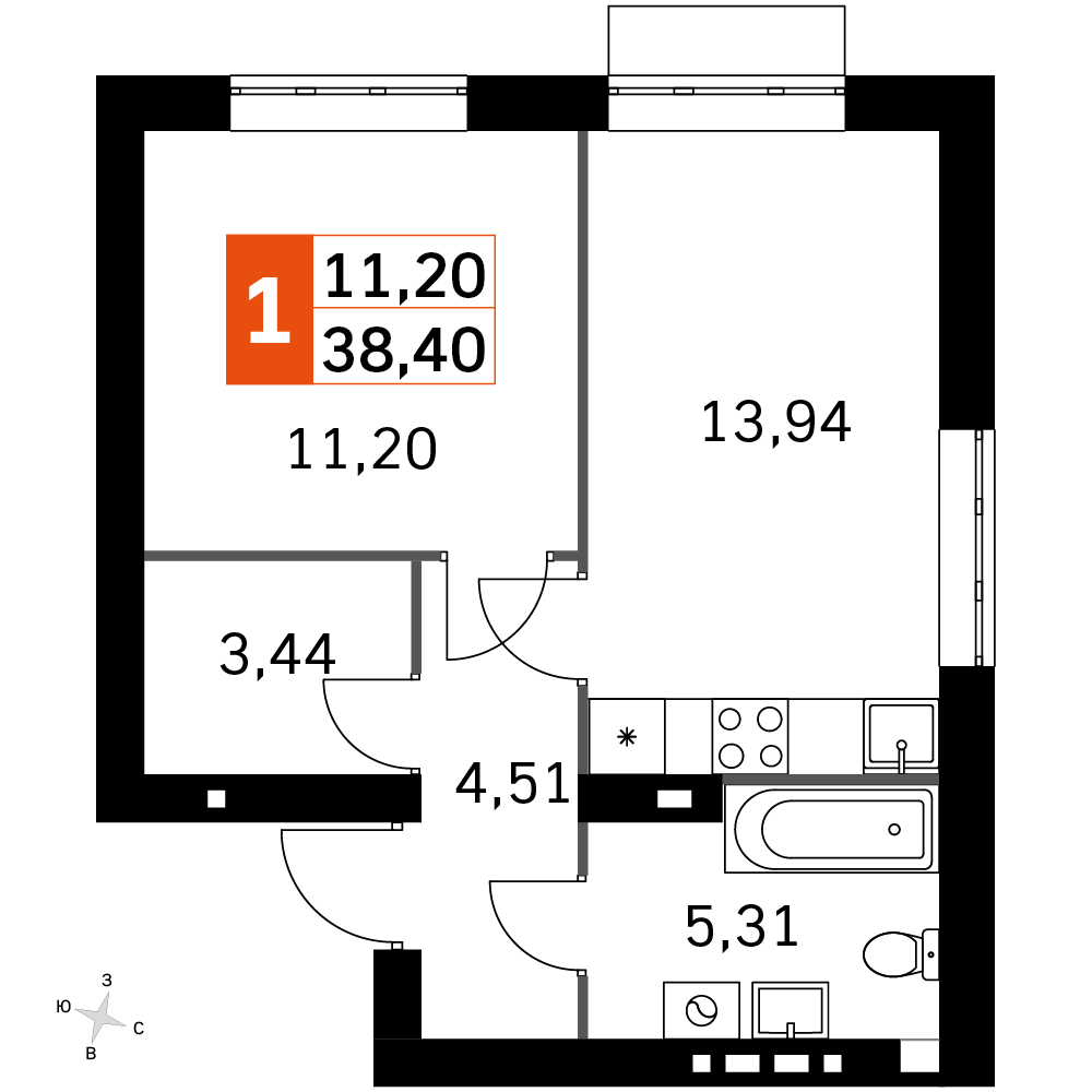 План таунхауса