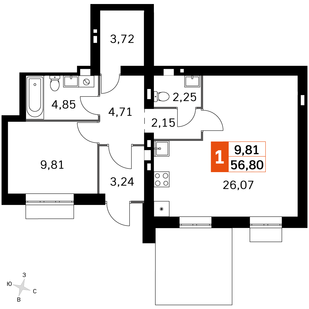 План таунхауса